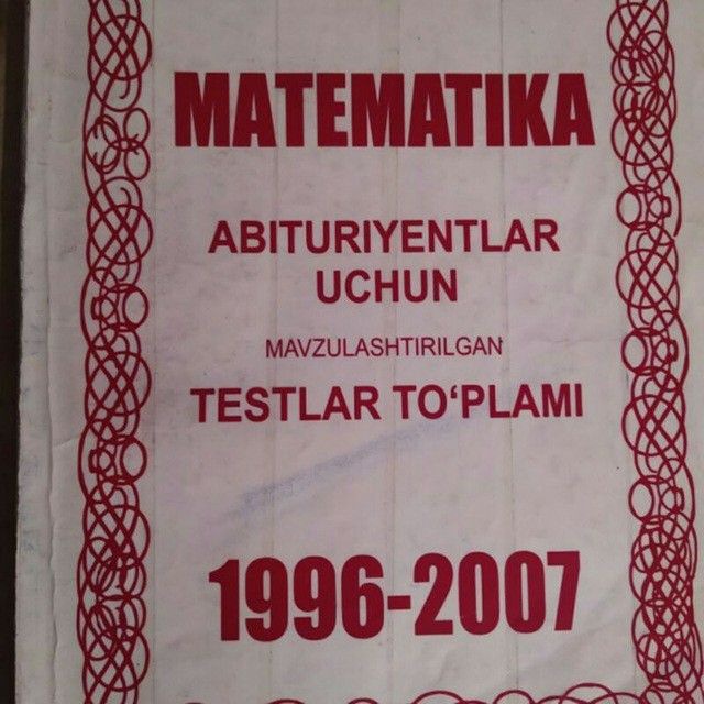 Matematika 1996 2007. 1996 2007 Yechimlari pdf. 1996-2003 Matematika. Tematika 1996-2007.